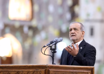 Iran president asks US people if Mideast war puts ‘America First’