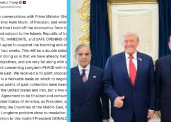 Trump Announces Two-Week Ceasefire with Iran After Talks with PM Shehbaz, Army Chief Asim Munir