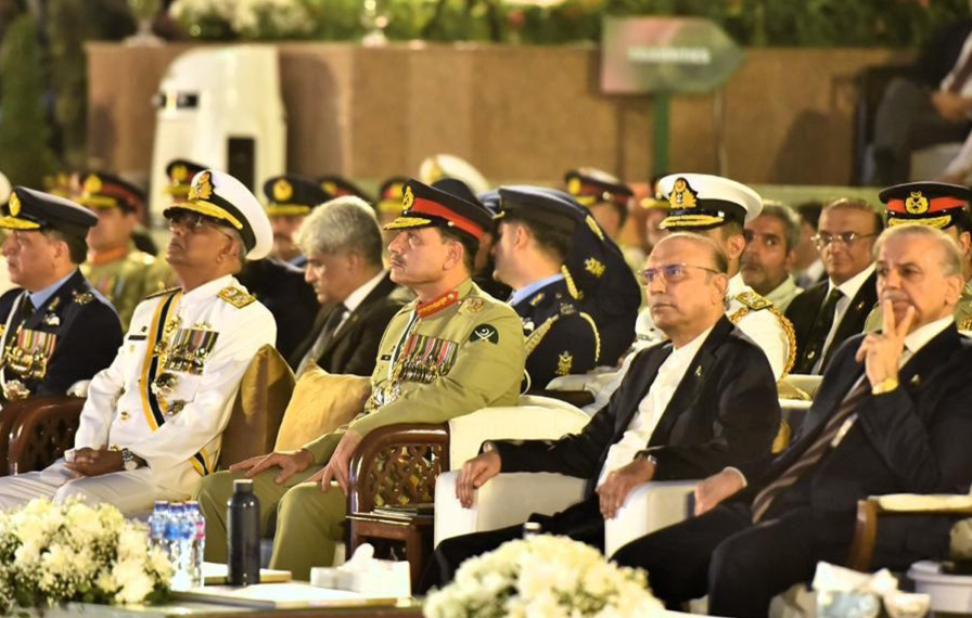 PM Shehbaz Hails Armed Forces’ ‘Historic Response’ to India on Marka-e-Haq First Anniversary