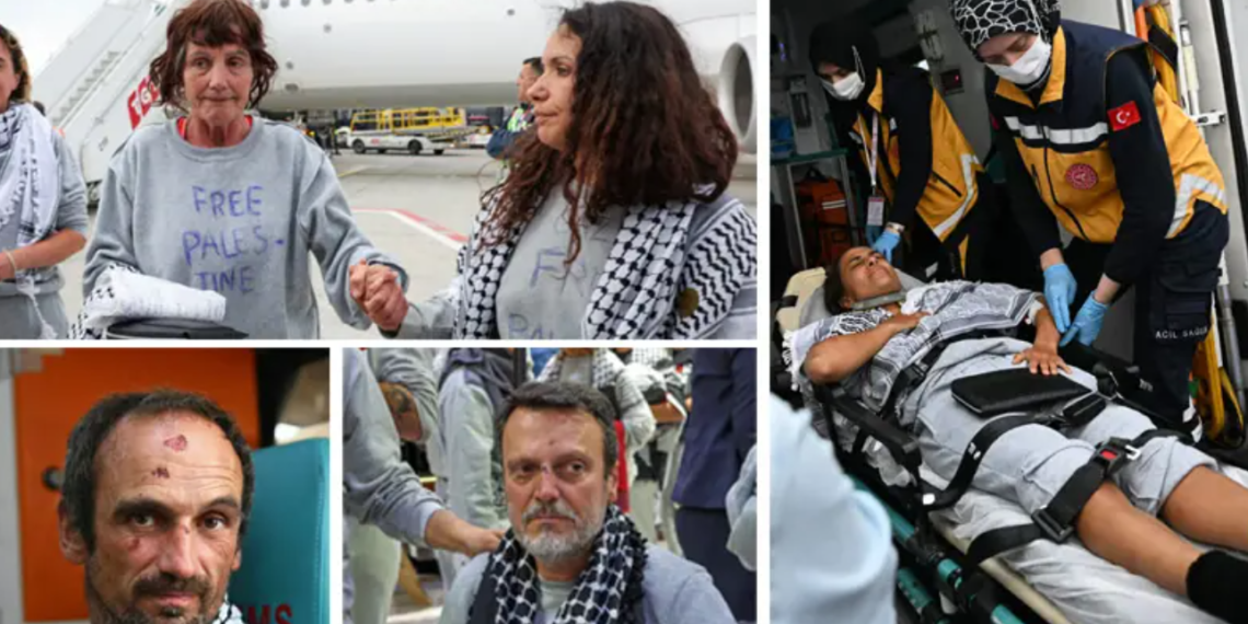 Saad Edhi released alongside flotilla activists after Israel deportation move