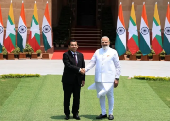 Myanmar leader holds trade and security talks with India’s Modi during landmark visit