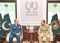 Pakistan, Lebanon Military Chiefs Discuss Regional Security and Defence Cooperation at GHQ