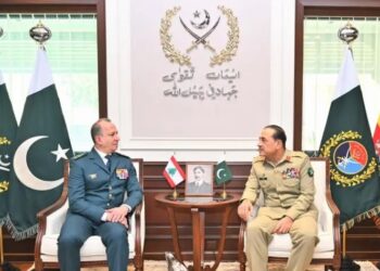 Pakistan, Lebanon Military Chiefs Discuss Regional Security and Defence Cooperation at GHQ