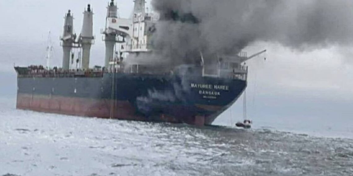 Iranian Drones Target Bahrain, Ship Hit in Strait of Hormuz After U.S. Airstrikes