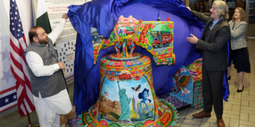 Art, Freedom, and 250 Years: U.S. Embassy Launches Liberty Bell Display at Lok Virsa and Pakistan Monument Museum 