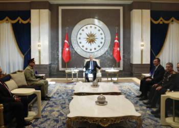 CDF Munir Meets Turkish President Erdogan, Armed Forces Chief in Ankara