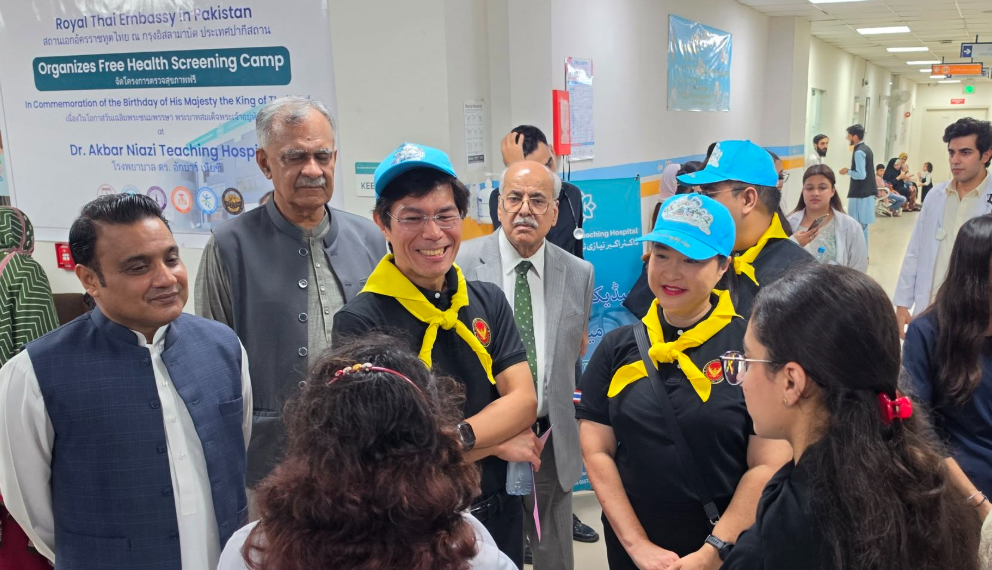 Royal Thai Embassy Organises Free Medical Camp in Islamabad to Mark Thai King’s 74th Birthday
