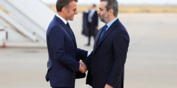 Macron arrives in Damascus, backs ‘free, pluralist Syria’ in landmark visit