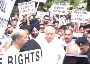 Hundreds rally in Delhi seeking restoration of occupied Kashmir’s statehood