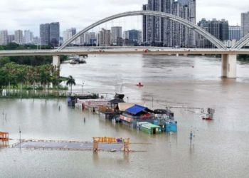 Severe storms and floods kill 17 in China as more than 130,000 evacuated