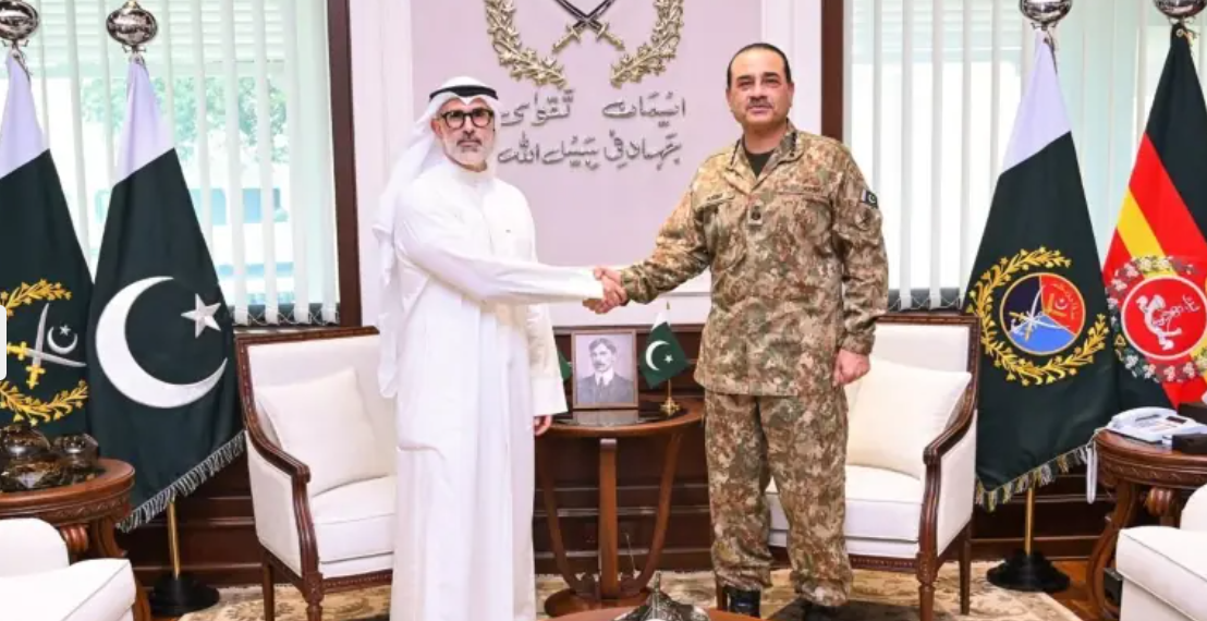 CDF Asim Munir, Kuwait FM Discuss Regional Security and Expanding Bilateral Cooperation