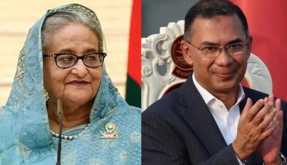 Bangladesh Links Tarique Rahman’s India Visit to Hasina Extradition