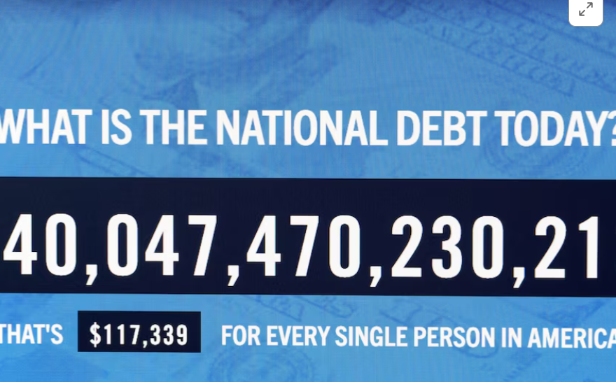 US debt crosses $40 trillion threshold after doubling under Trump and Biden