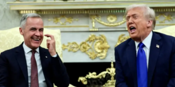Canada’s Carney Jokes About Trump After Teleprompter Glitch