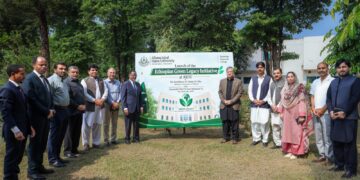 Ethiopian Embassy, AIOU launch green legacy, begin steps toward broader partnership 